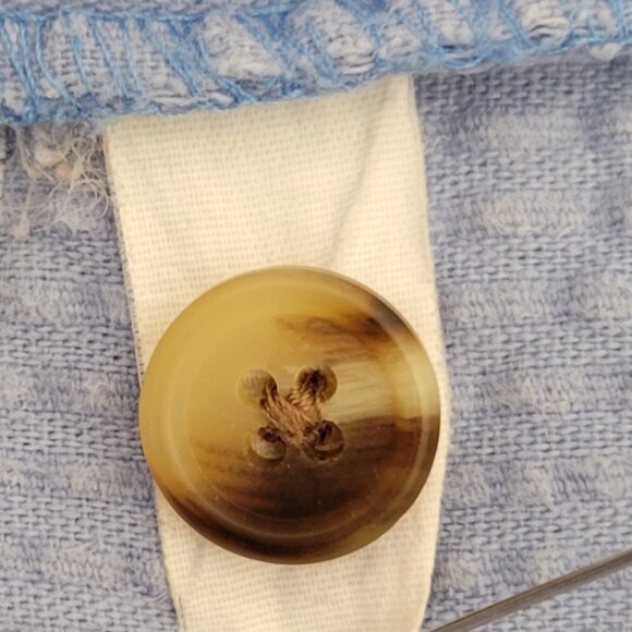 L.L.Bean Comfort Corduroy Shirt Jacket Shacket Cornflower Blue Size Medium - Picture 12 of 12